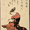 Seated lady with paper and writing implements