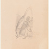 Drawing of the Lobster primping before a mirror