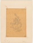 Tracing of the White Rabbit holding his watch