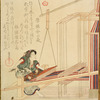 Woman weaving