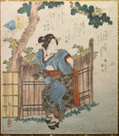 Silent Flower (Mono iwanu hana), No. 3 from the series Comparison of Flowers (Hana awase)