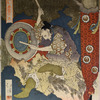 No. 1 (Sono ichi): Musician Playing a Drum, from the series The Cave Door of Spring (Haru no iwato)