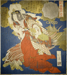 No. 3 (Sono san): Ama no Uzume, from the series The Cave Door of Spring (Haru no iwato)