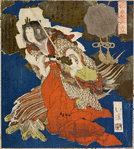 No. 3 (Sono san): Ama no Uzume, from the series The Cave Door of Spring (Haru no iwato)
