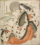 The poetess Murasaki Shikibu