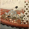 Narihira and Ono-no-komachi in a boat