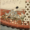 Narihira and Ono-no-komachi in a boat