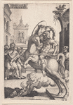 Marcus Curtius (jumping into the abyss)