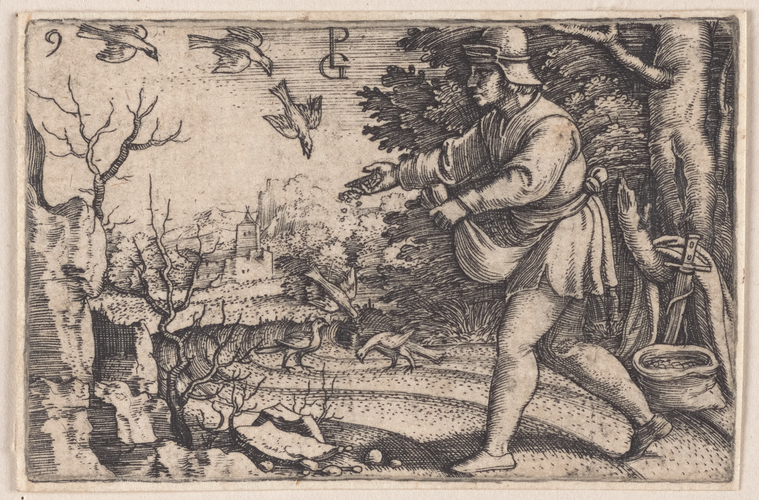 Parable of the Sower etching