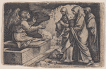 The Angel announcing the resurrection to the three Maries