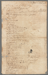 List of creditors to J. Edward Pryor