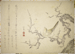 Plum blossom and bird