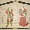Votive tablet with pictures of No dancers
