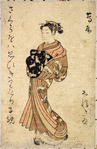 Four sheets of courtesans celebrated in the time of the painter