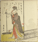 Danseuse and shadow of man drinking