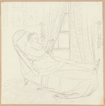 Vasilii Andreevich Zhukovsky reading on a sofa