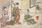 Court ladies in ordinary dress