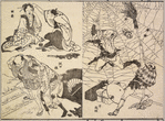 Selected images from Hokusai's Manga