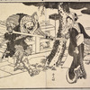 Selected images from Hokusai's Manga