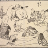 Selected images from Hokusai's Manga