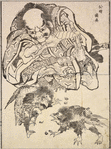 Selected images from Hokusai's Manga