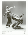 Takako Asakawa and George White Jr., members of the Martha Graham Dance Company, in Martha Graham's Judith