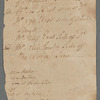Lots unsold belonging to Mrs. Barclay