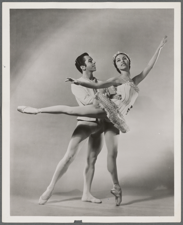 Maria Tallchief and Nicholas Magallanes as the Sugar Plum Fairy and her ...