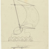 Act II: Elevation and plan view of sailboat