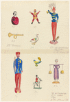 Act I: Paint elevations for Christmas tree toy ornaments