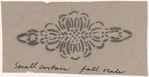 Act I: Stencil pattern of lace motif for living room scene