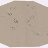 Act I: Stencil pattern of lace motif for living room scene large curtain, full scale