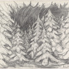 Act I: Sketch for snow scene