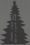 Act I: Set model figurines - Christmas tree