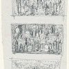 Act II: Concept sketches of sailboat and Candy Land