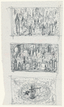 Act II: Concept sketches of sailboat and Candy Land