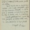 Letter to Arturo Toscanini from Bruno Walter