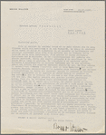 Letter to Arturo Toscanini from Bruno Walter