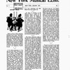 The New York musical echo