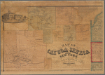 Map of Cayuga and Seneca Counties, New York from actual surveys