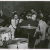 View of crowd dancing to the music of "Red" Sounders and his band, at the Club DeLisa, Chicago, Illinois, April 1942