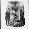 Christmas carol. Clarke, J. C. 6 original pen-and-ink drawings