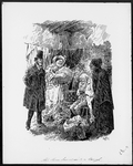 Christmas carol. Clarke, J. C. 6 original pen-and-ink drawings