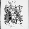 Christmas carol. Clarke, J. C. 6 original pen-and-ink drawings