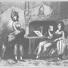 Barnaby Rudge. [Browne, H. K.]. 4 original water colors: Emma Haredale reading the love-letter from Edward Chester; Dolly Varden tying the lock-smith's sash; Barnaby Rudge in prison; Joe Willett embracing Dolly Varden