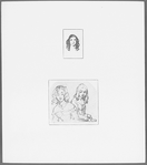 Browne, H. K. 21 original unpublished drawings of characters in the works of Charles Dickens, arranged on ten mounts