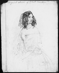 Dombey and son. Browne, H. K. 3 original drawings all for the same portrait of Edith Dombey