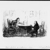 Nicholas Nickleby. [Browne, H. K.] Unpublished original watercolor and pencil drawing "Ralph Nickleby and Newman Noggs"