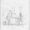 Uncommercial traveller. Browne, H. K. Original unpublished pencil drawing