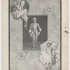 Photomontage of cast members from the production "Brown Skin Models," featuring Aurora Greely, Saddie Tappan and Blanche Thompson, that appears in the program Art Expressions